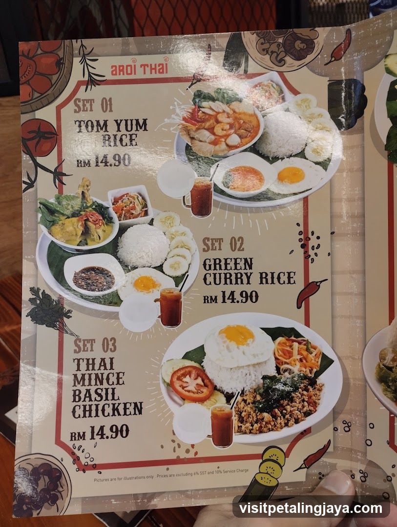 Aroi Thai Menu