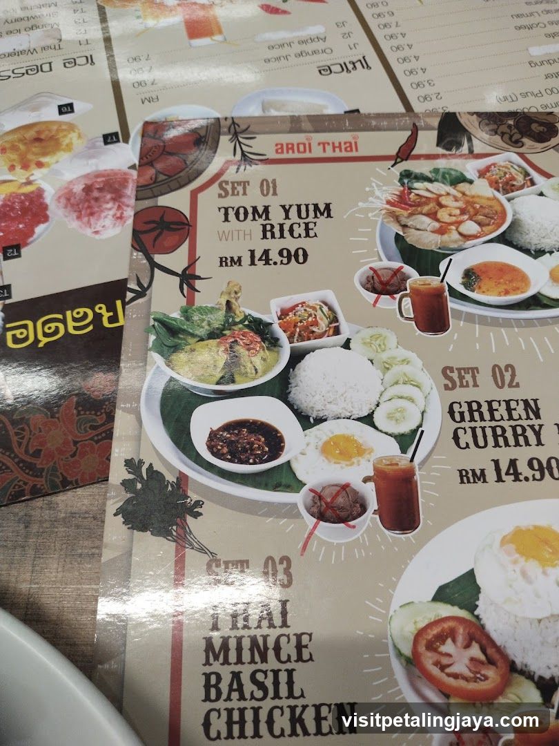Aroi Thai Menu