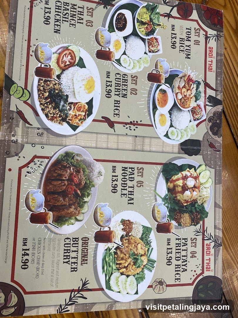 Amai Thai Menu