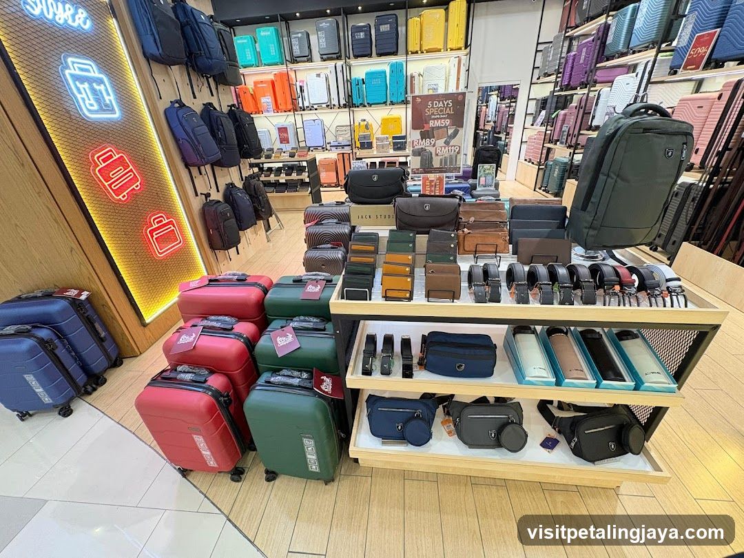 Luggage Store Interior Display