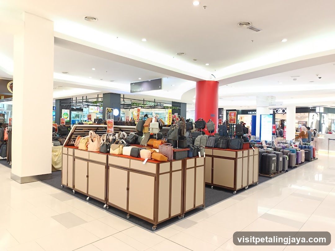 Luggage Display in Mall