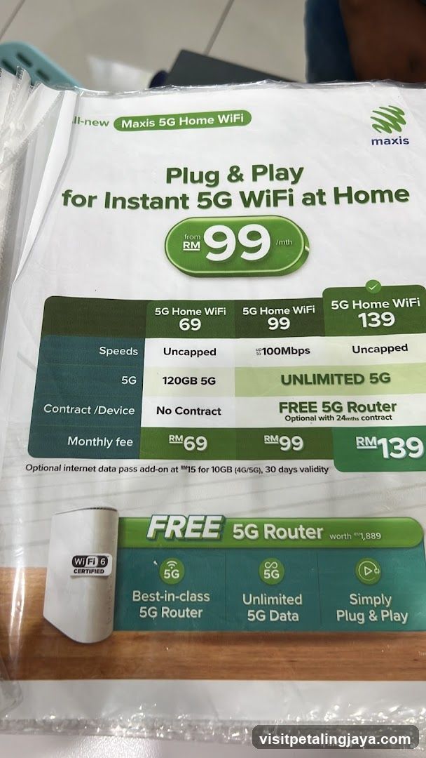 Maxis 5G Home WiFi Ad