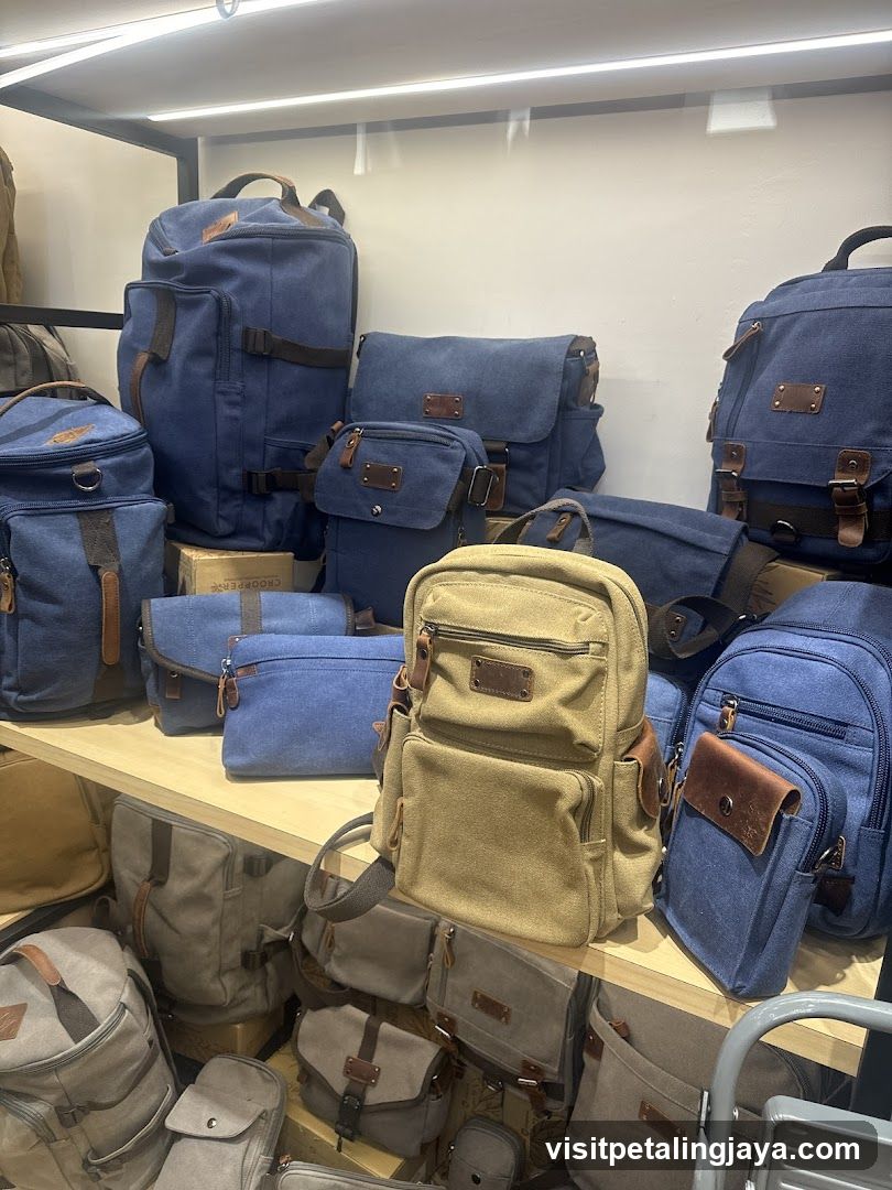 Canvas Backpack Display