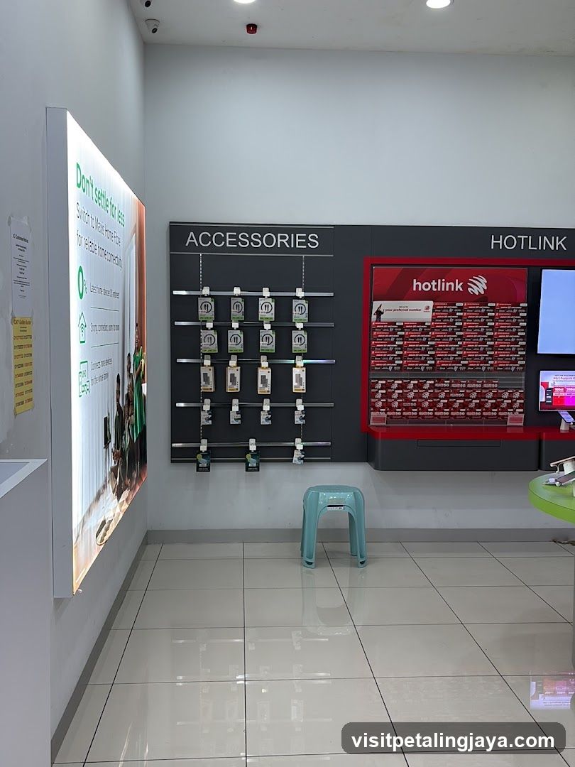 Accessory and Hotlink Display Wall