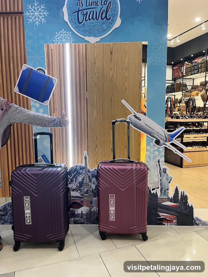 Travel Luggage Display