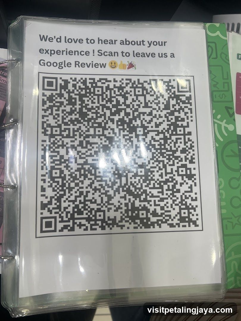 Google Review QR Code Card