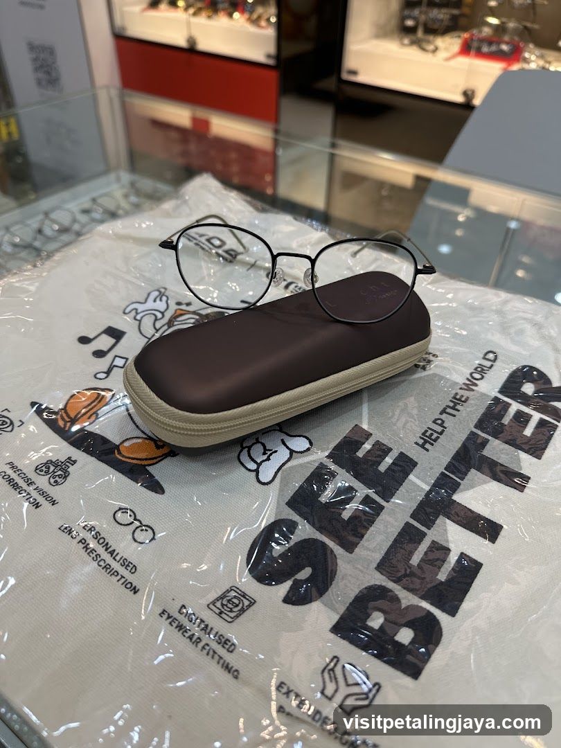 Eyeglasses Display in Store