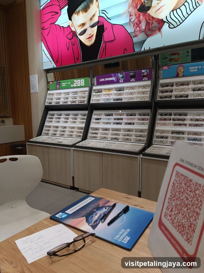 Eyewear Store Interior Display
