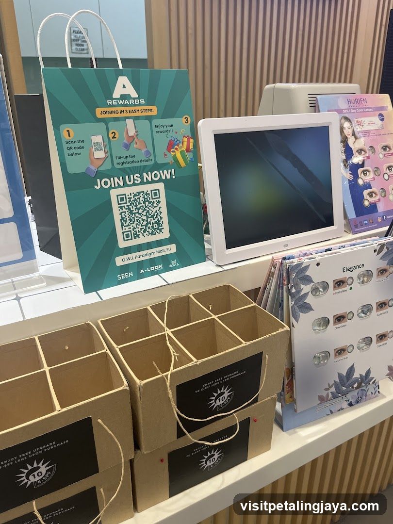 A-LOOM Rewards Signage and Product Display