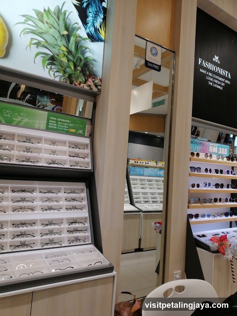 Glasses Shop Interior Display