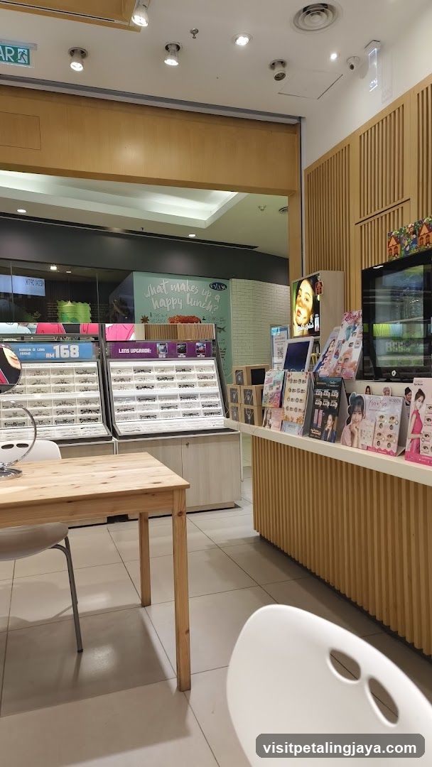Interior of an optical store
