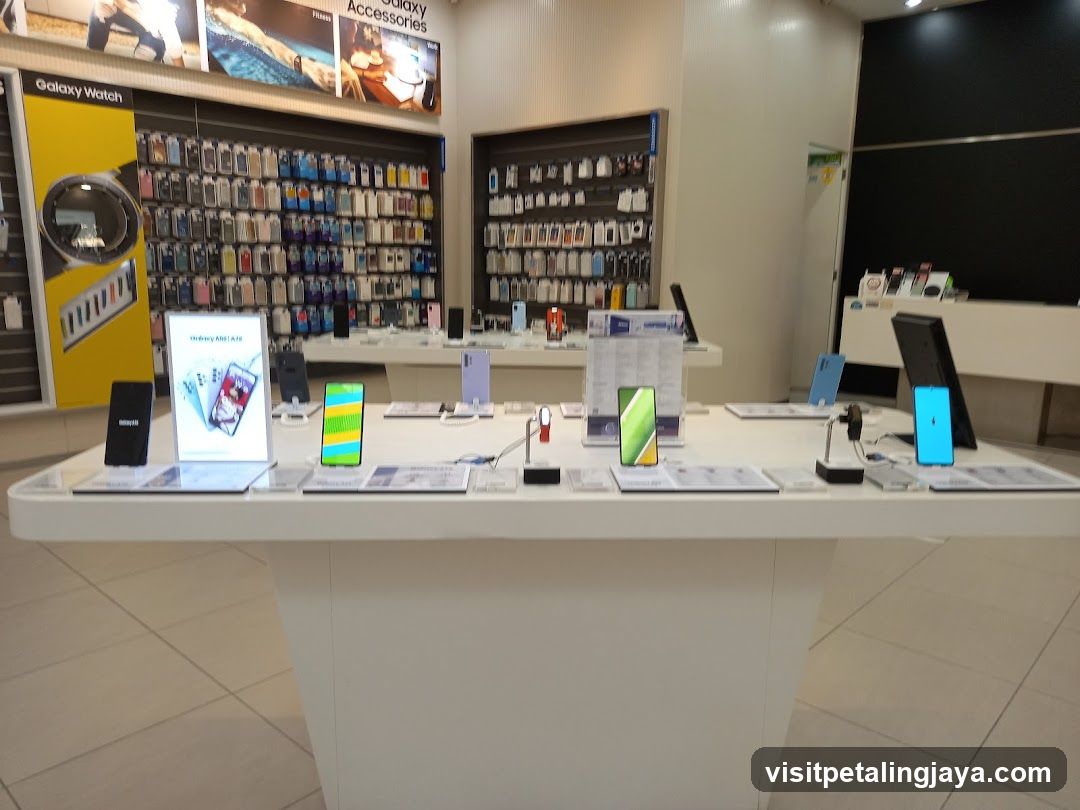 Electronics Store Interior Display