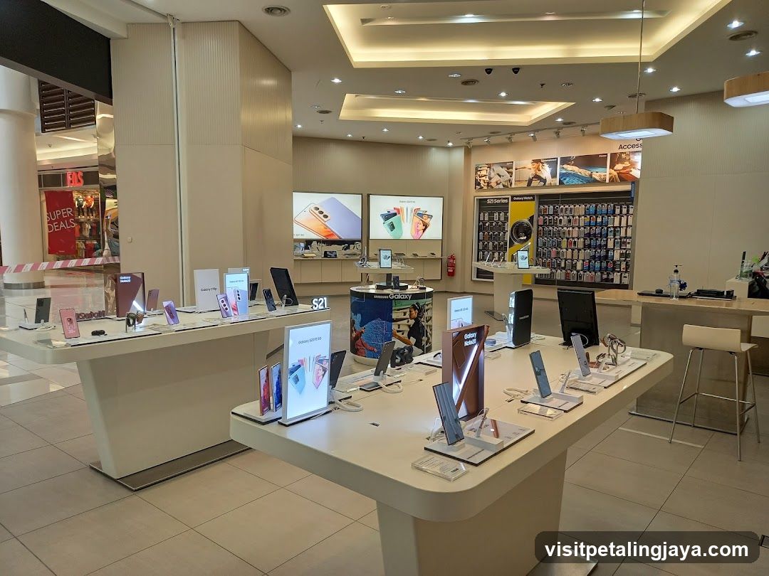 Electronics Store Interior Display