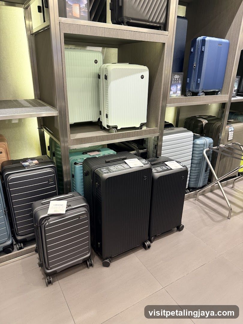 Luggage Display Store Interior