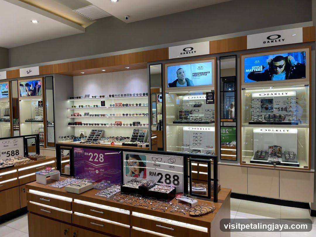 Optical Store Interior Display