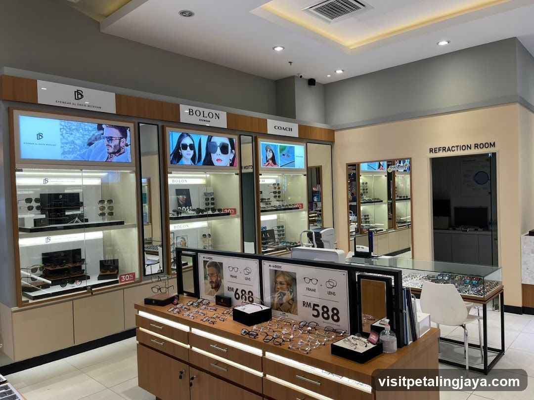 Optical Store Interior Display