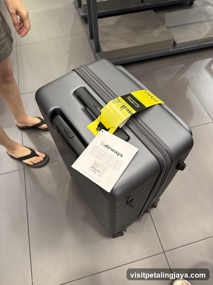 Luggage with Tags in Store