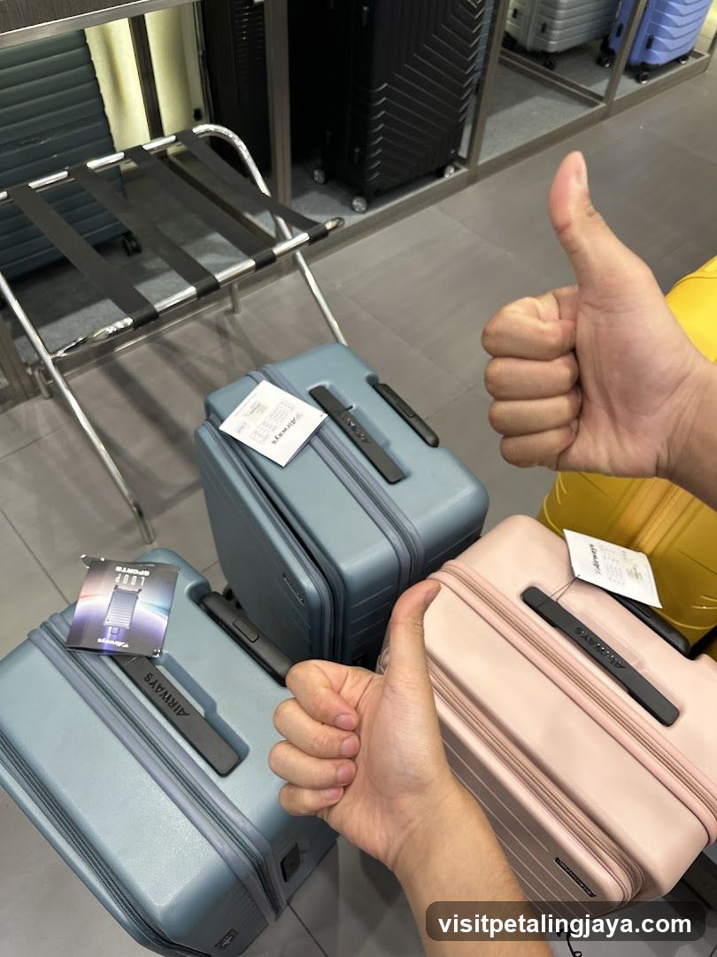 Suitcase Store Interior