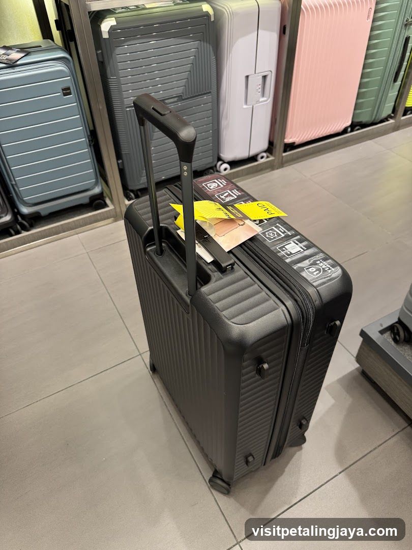 Luggage Display in Store