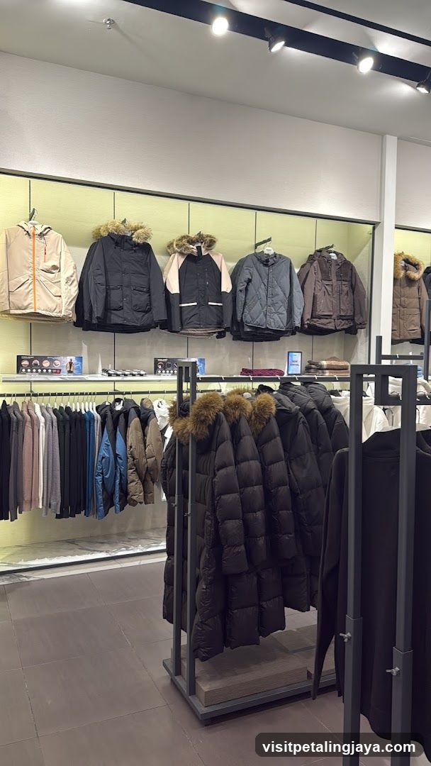 Winter Clothing Store Interior