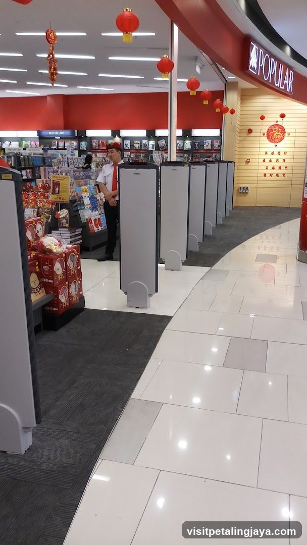 Store Interior with Security Gates