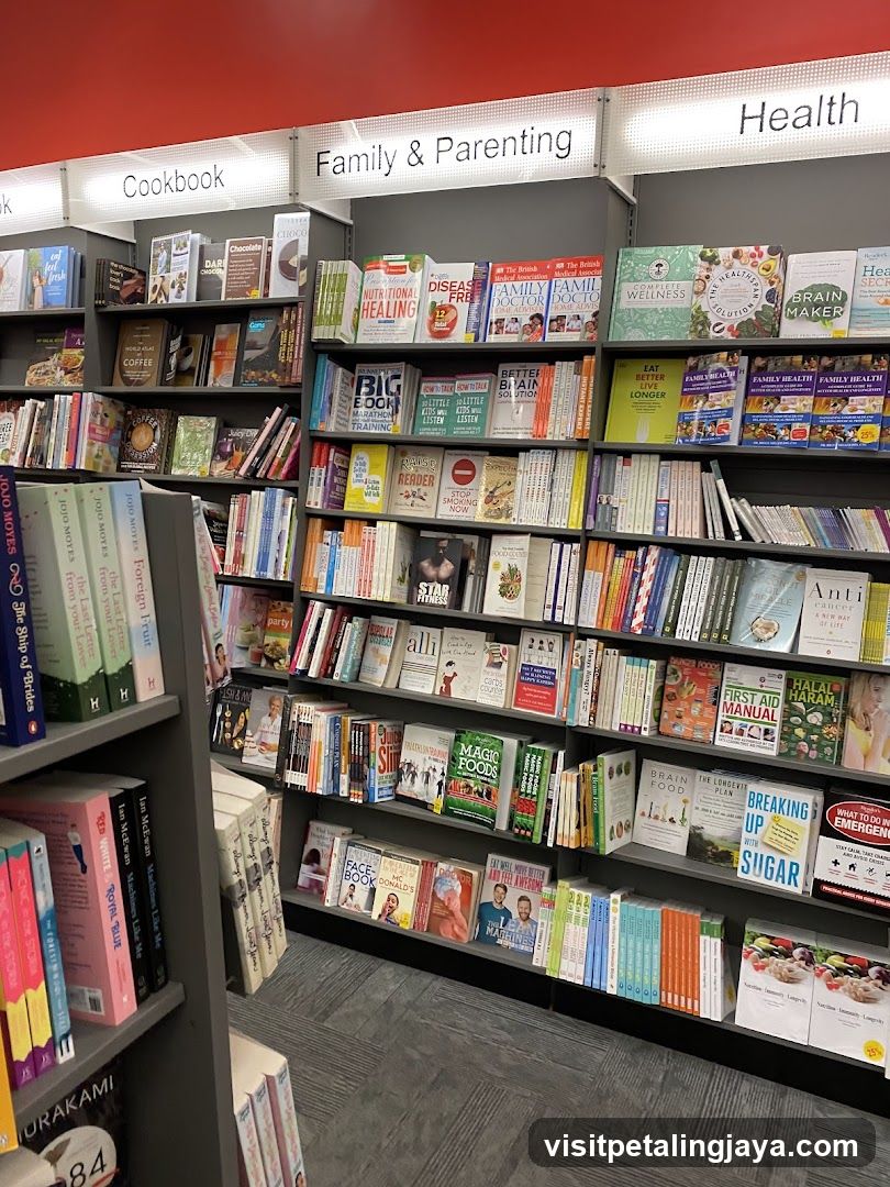 Bookstore Interior - Family & Parenting Section