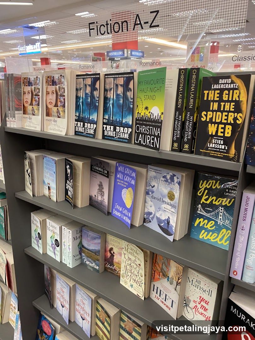 Bookstore Fiction Section