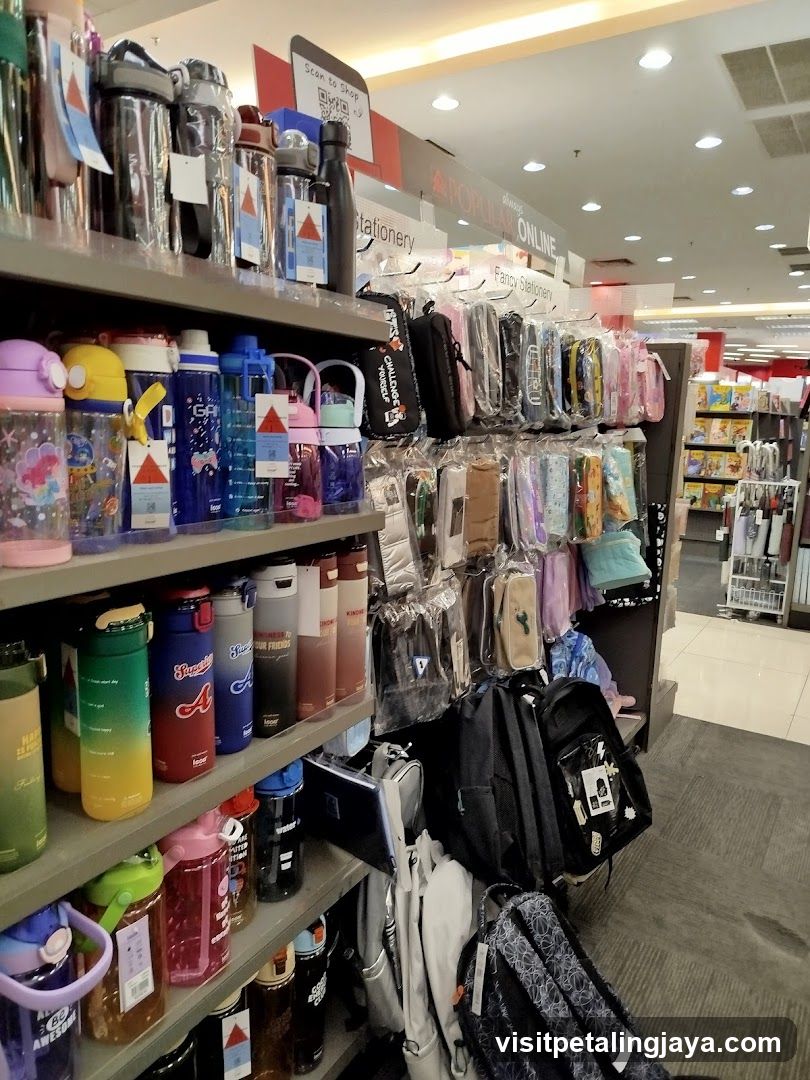 Stationery and School Supplies Display