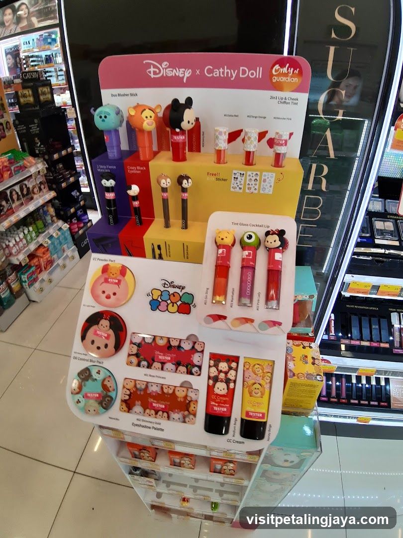 Disney x Cathy Doll Cosmetics Display