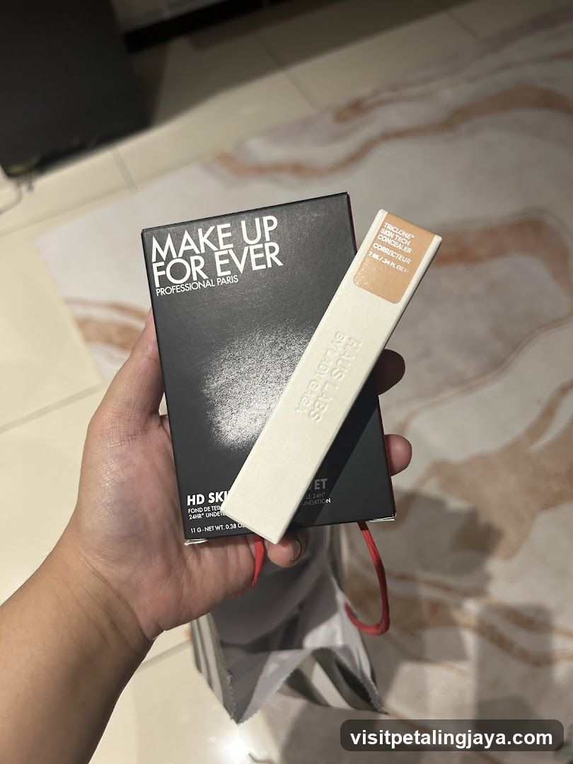 Make Up For Ever Foundation Box and Tube