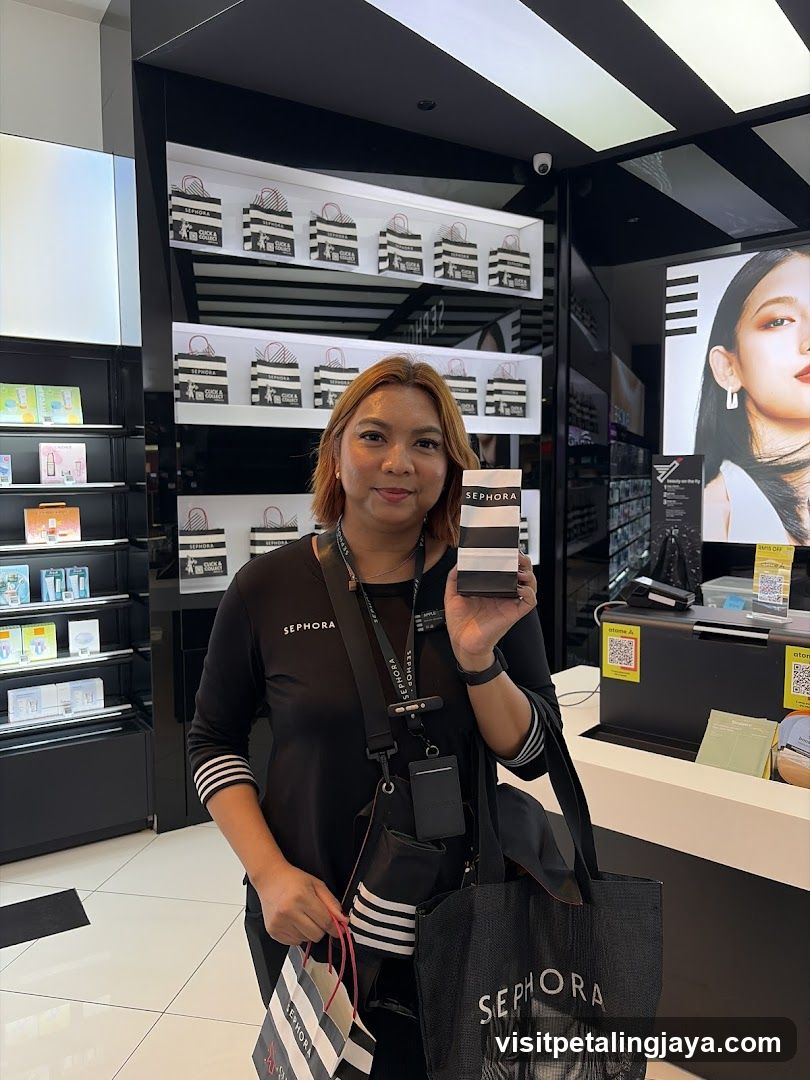 Sephora Store Interior with Staff