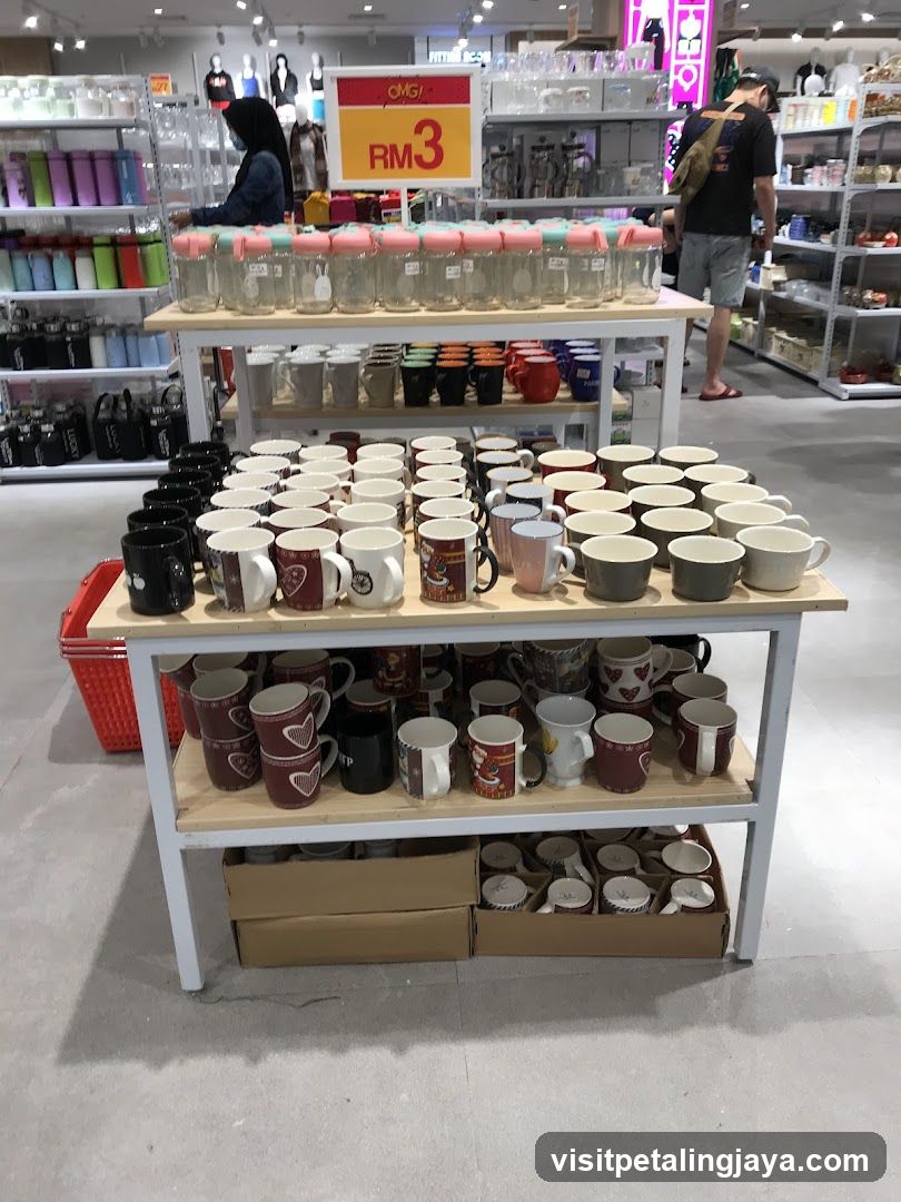 Mug Display in Store