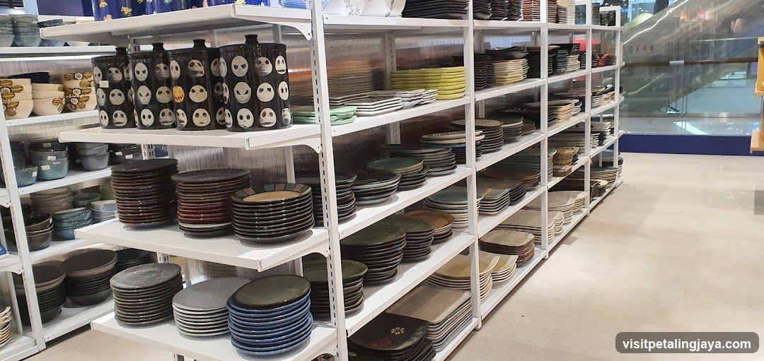 Dishware Display in Store