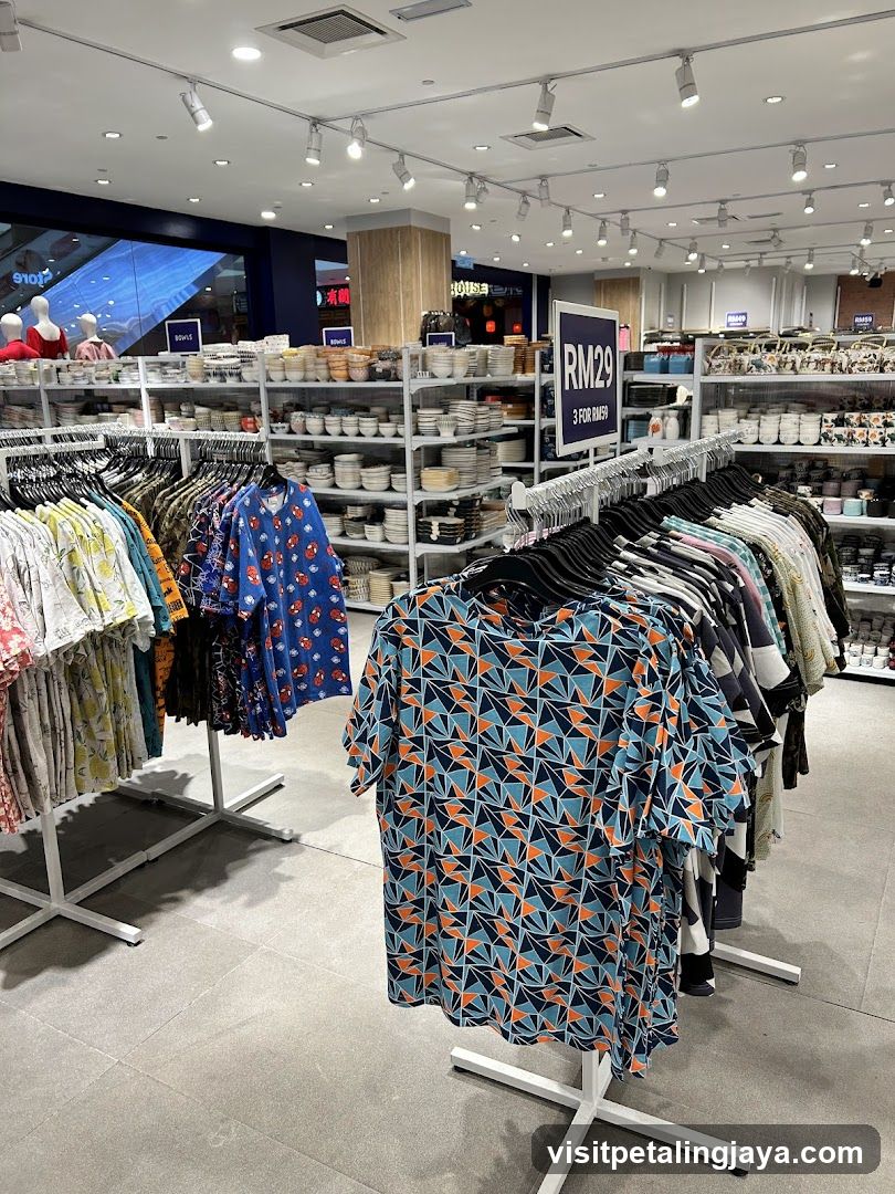 Clothing Store Interior Display