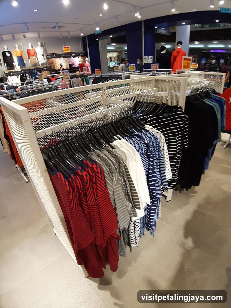 Clothing Store Interior Display