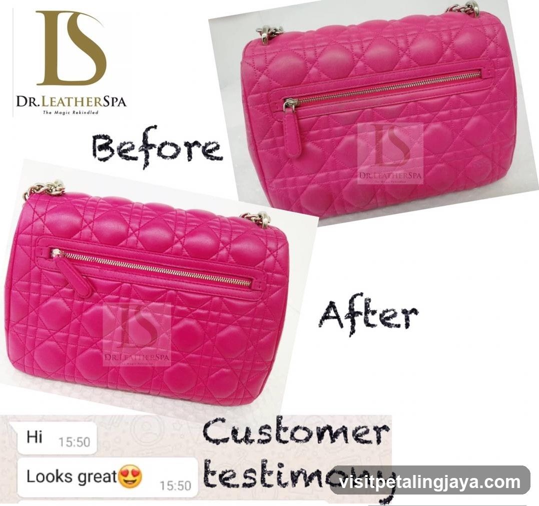 Leather Spa Before and After