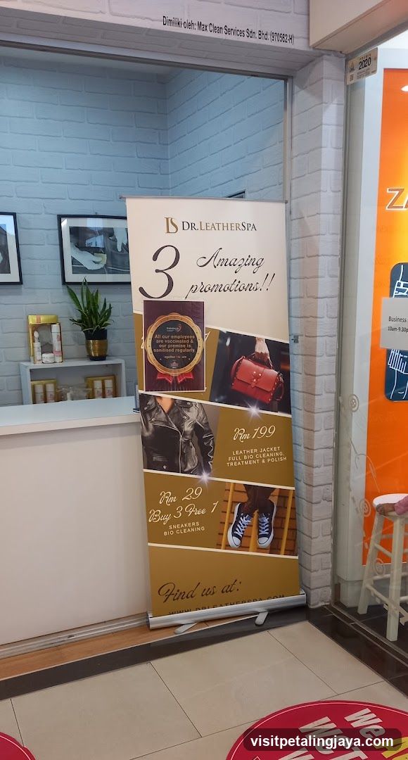Dr. Leather Spa Promotion Banner