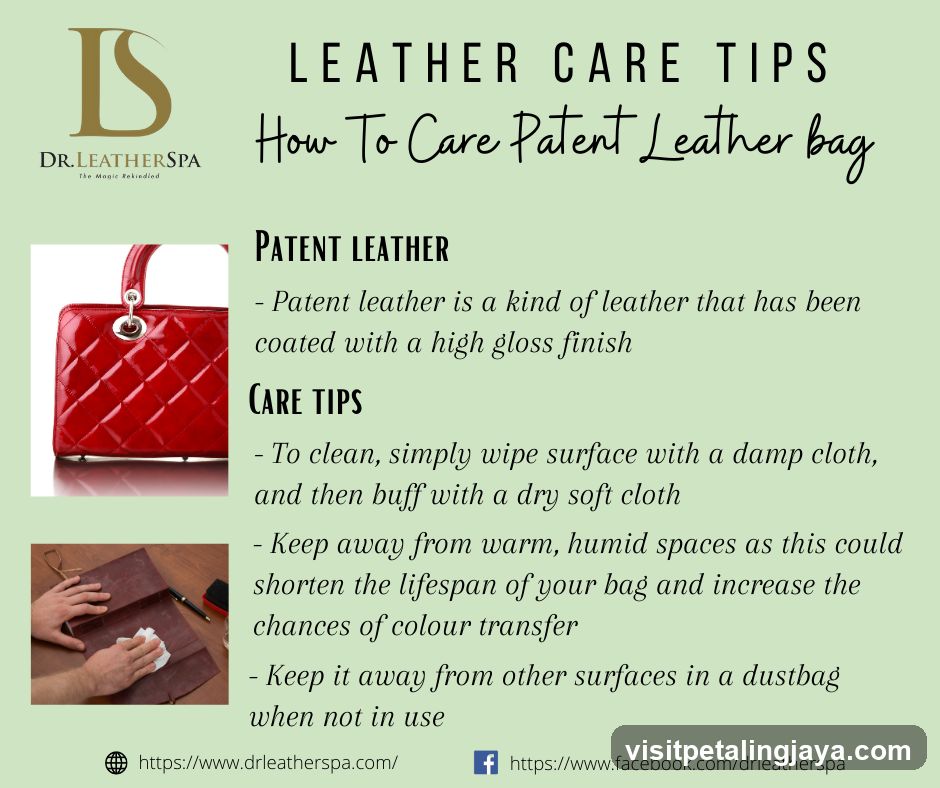 Leather Care Tips - How To Care Patent Leather Bag
