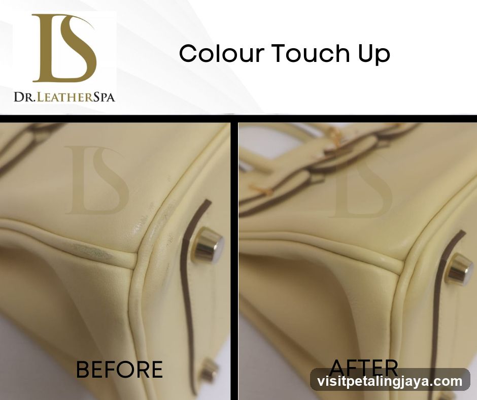 Colour Touch Up Before and After