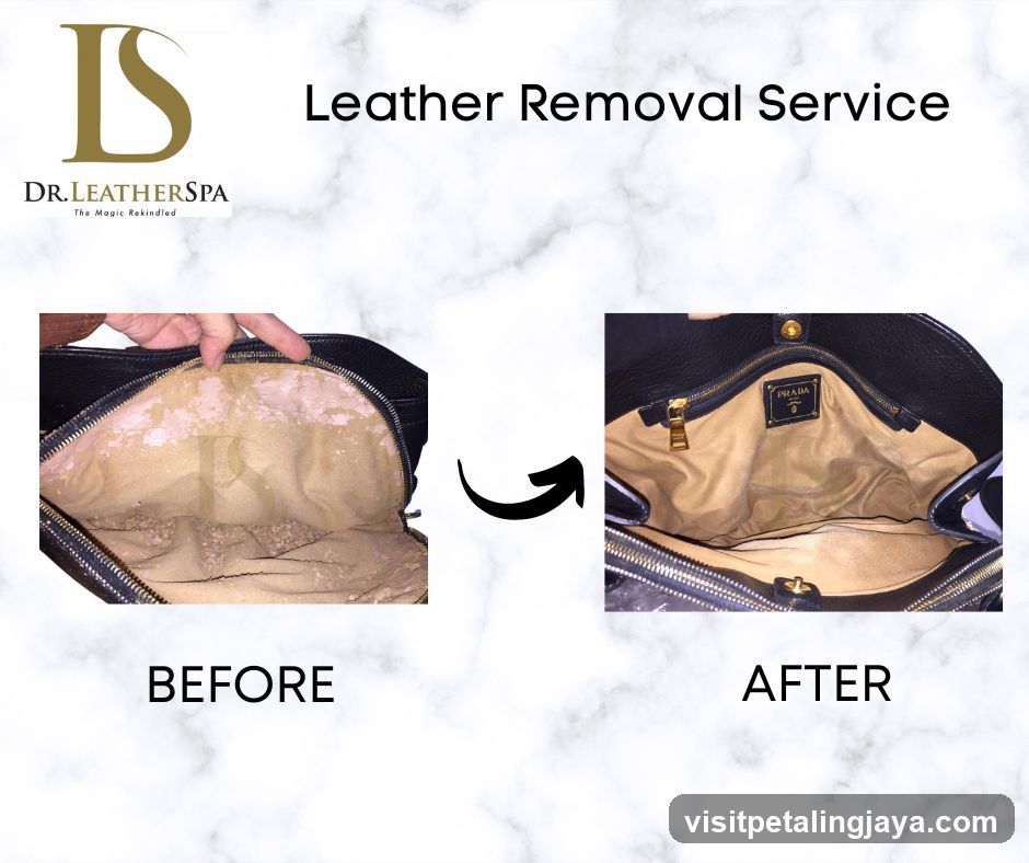 Leather Removal Service Before and After