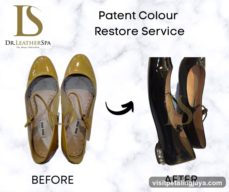 Patent Colour Restore Service Before and After