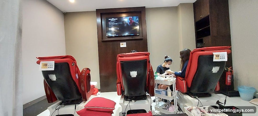 Spa Interior with Massage Chairs