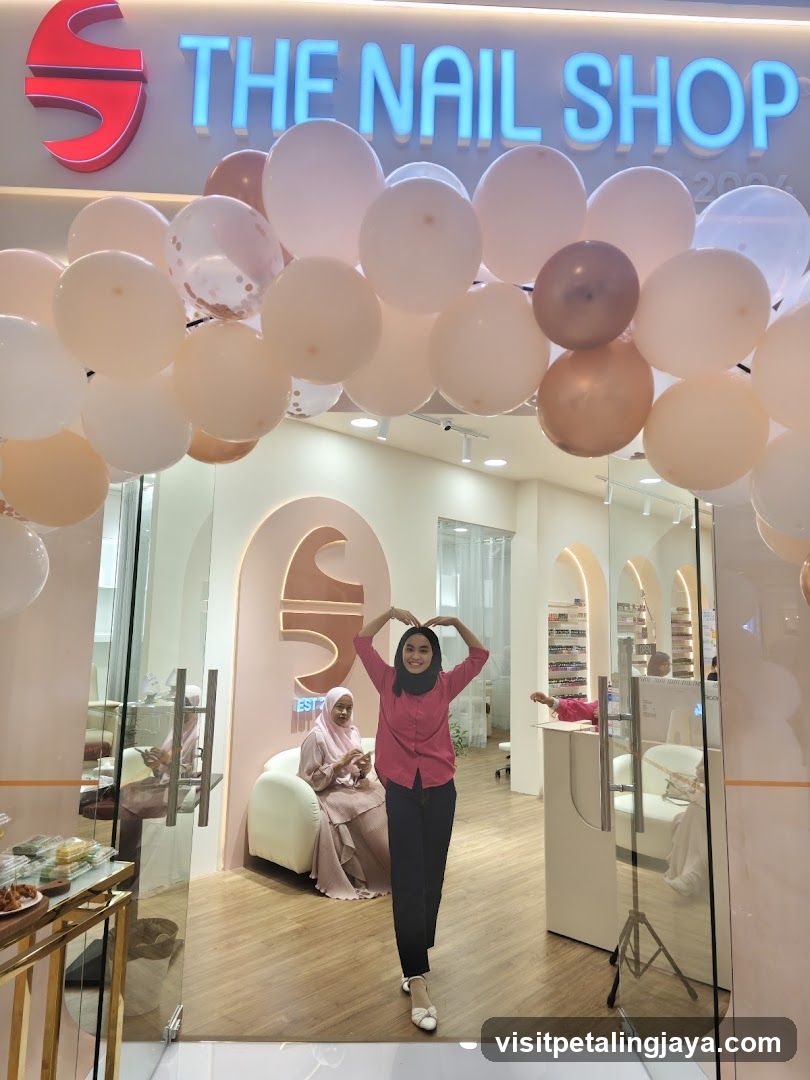 The Nail Shop Entrance