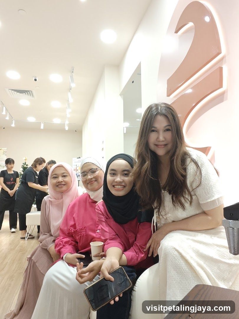 Group of women in a salon or spa interior