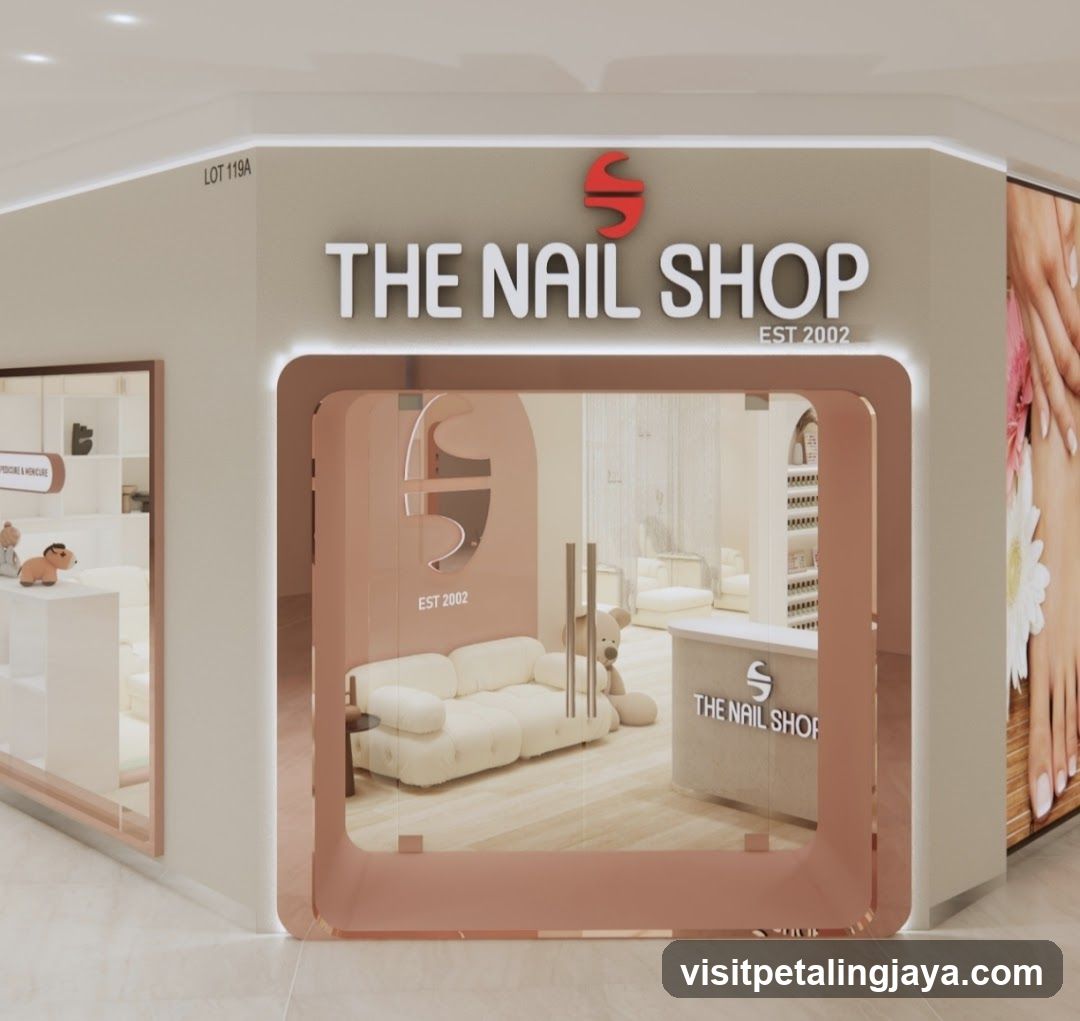 The Nail Shop Exterior
