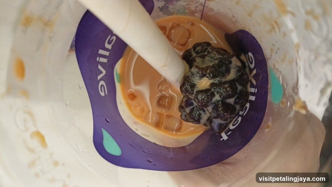 Boba Milk Tea with Straw