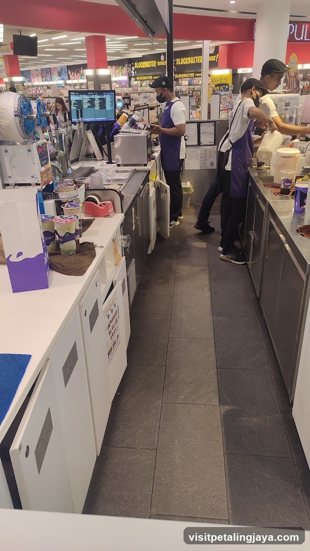Store Interior with Staff at Counter