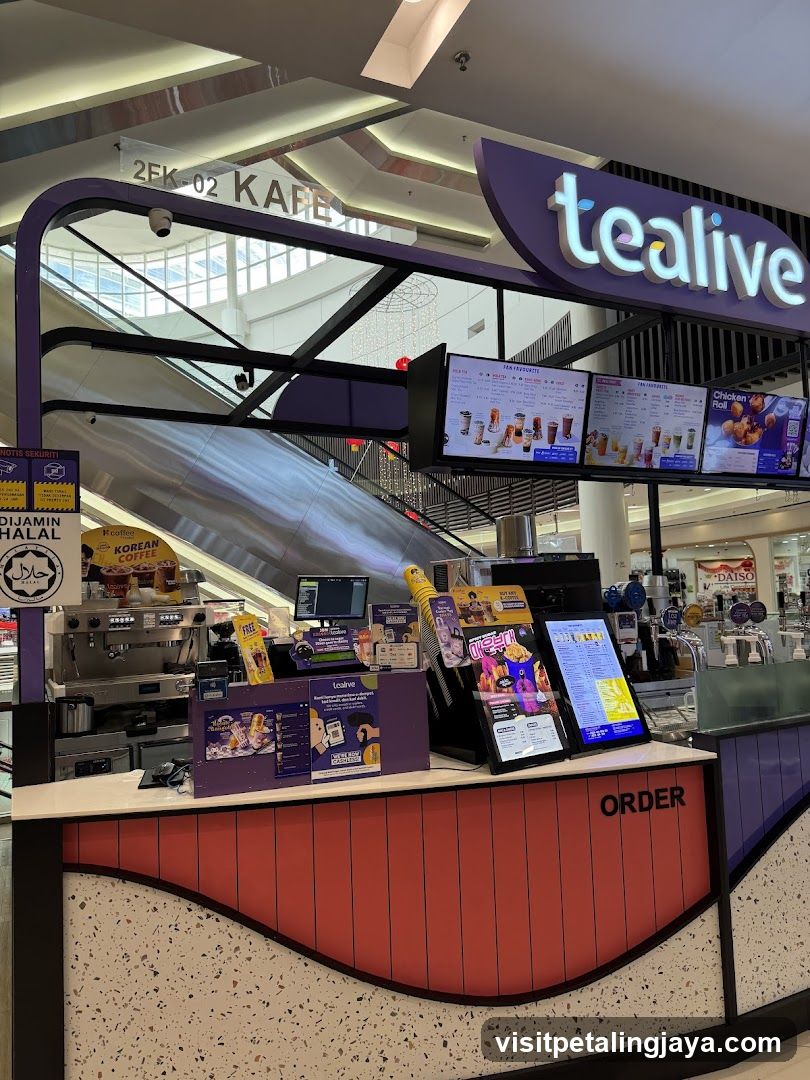 Tealive Kafe Counter Interior