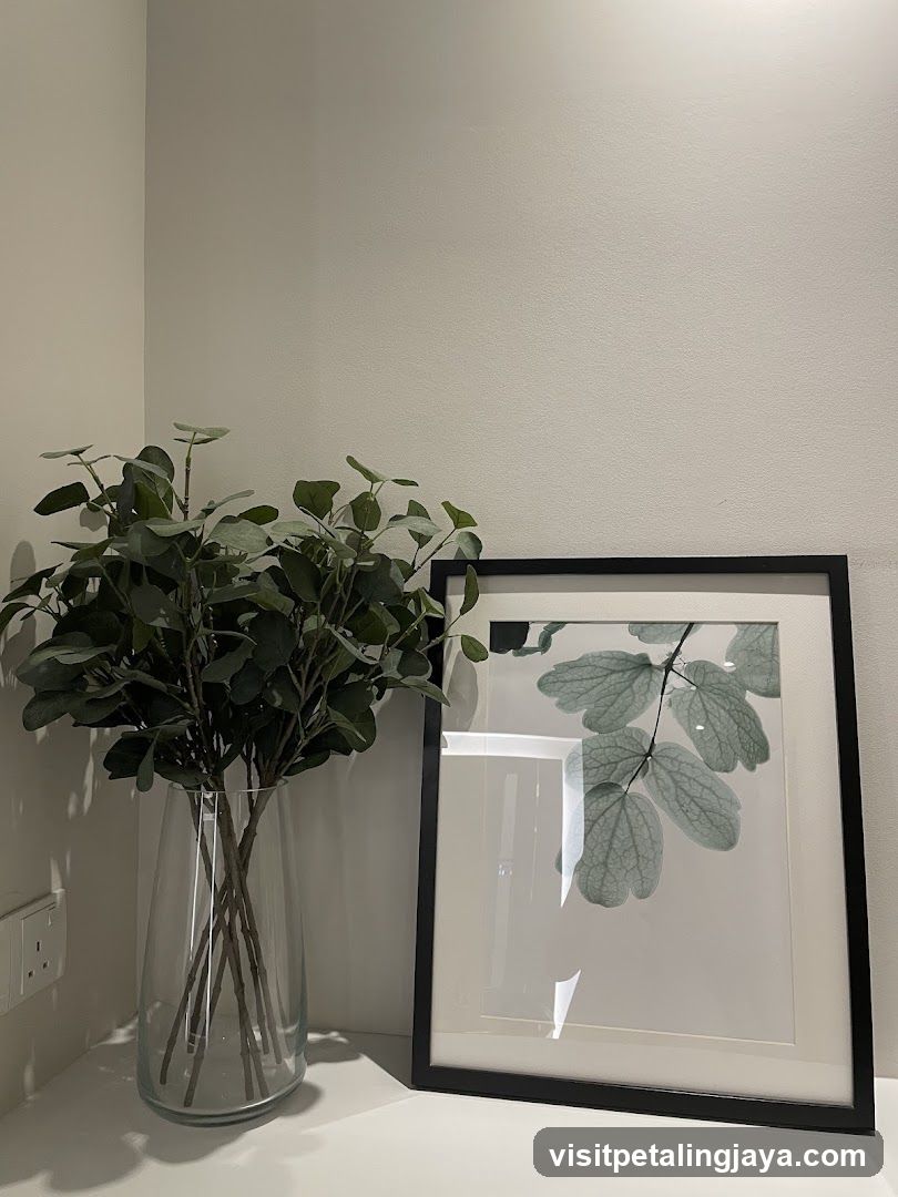 Eucalyptus and Framed Leaf Print