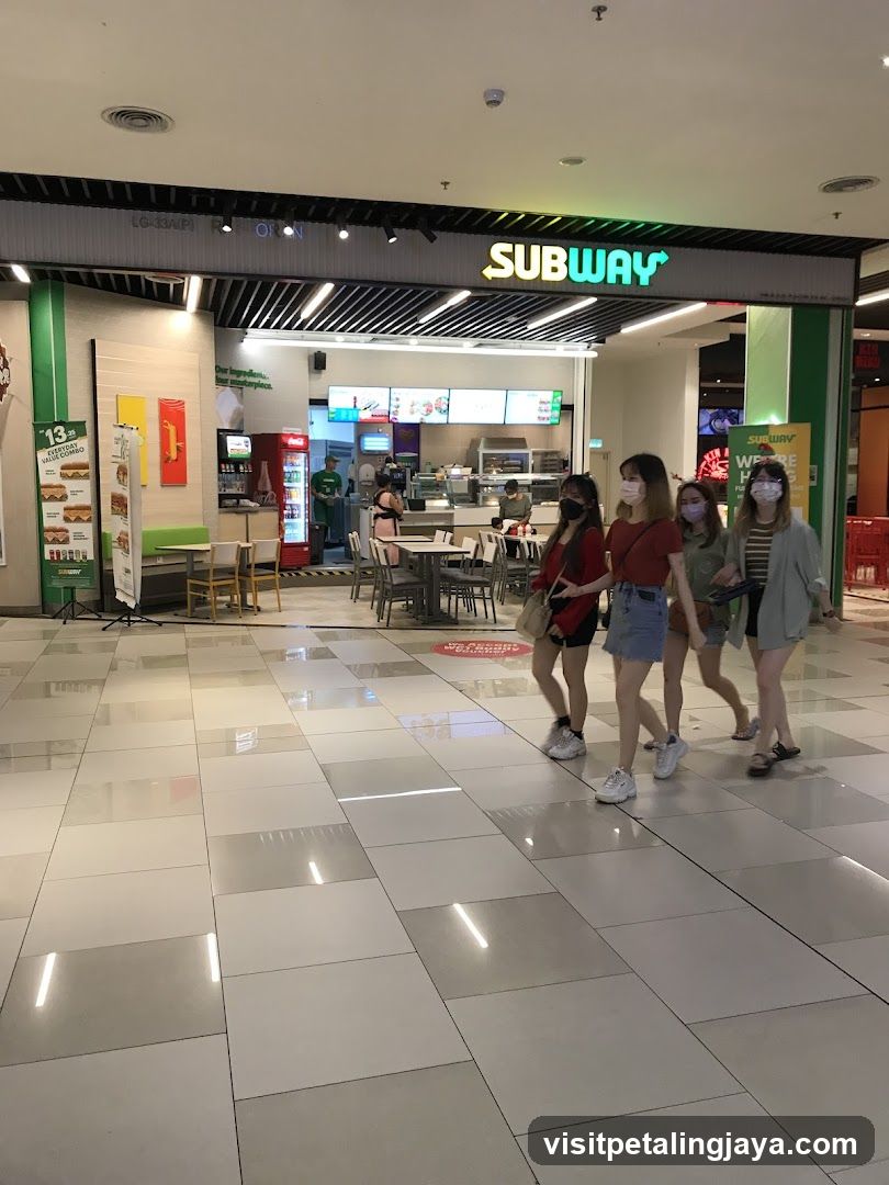 Subway Restaurant Interior
